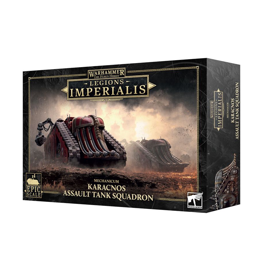 LEGION IMPERIALIS : MECHANICUM KARACNOS ASSAULT TANK SQUADRON image 0