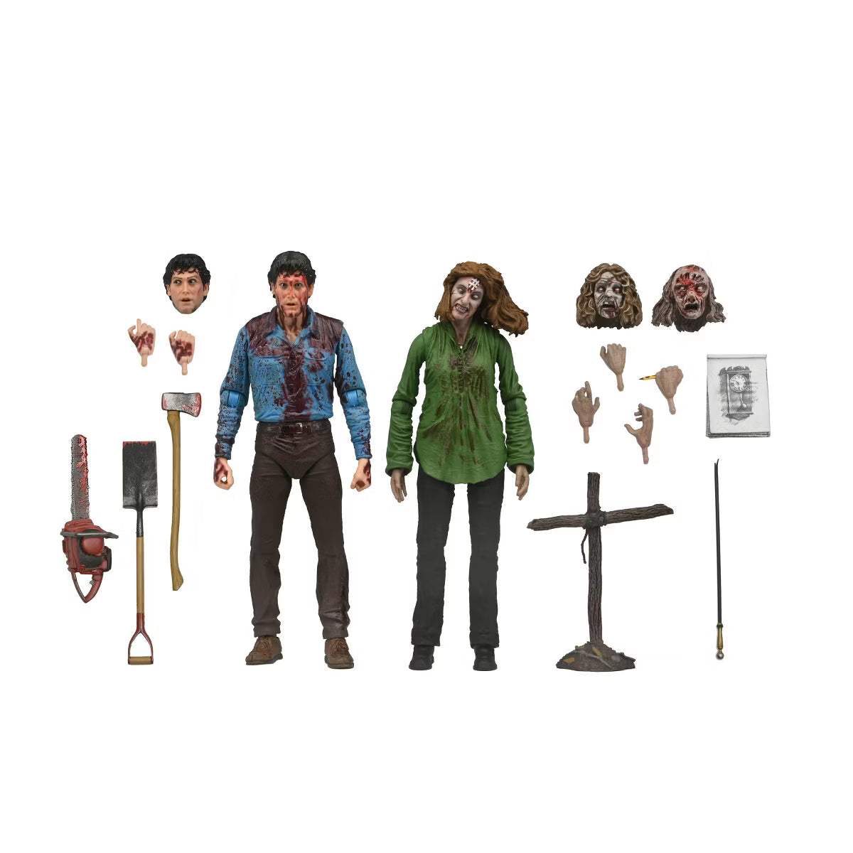 Evil Dead 7" Scale Bloody Ash and Cheryl Williams Action Figure image 0