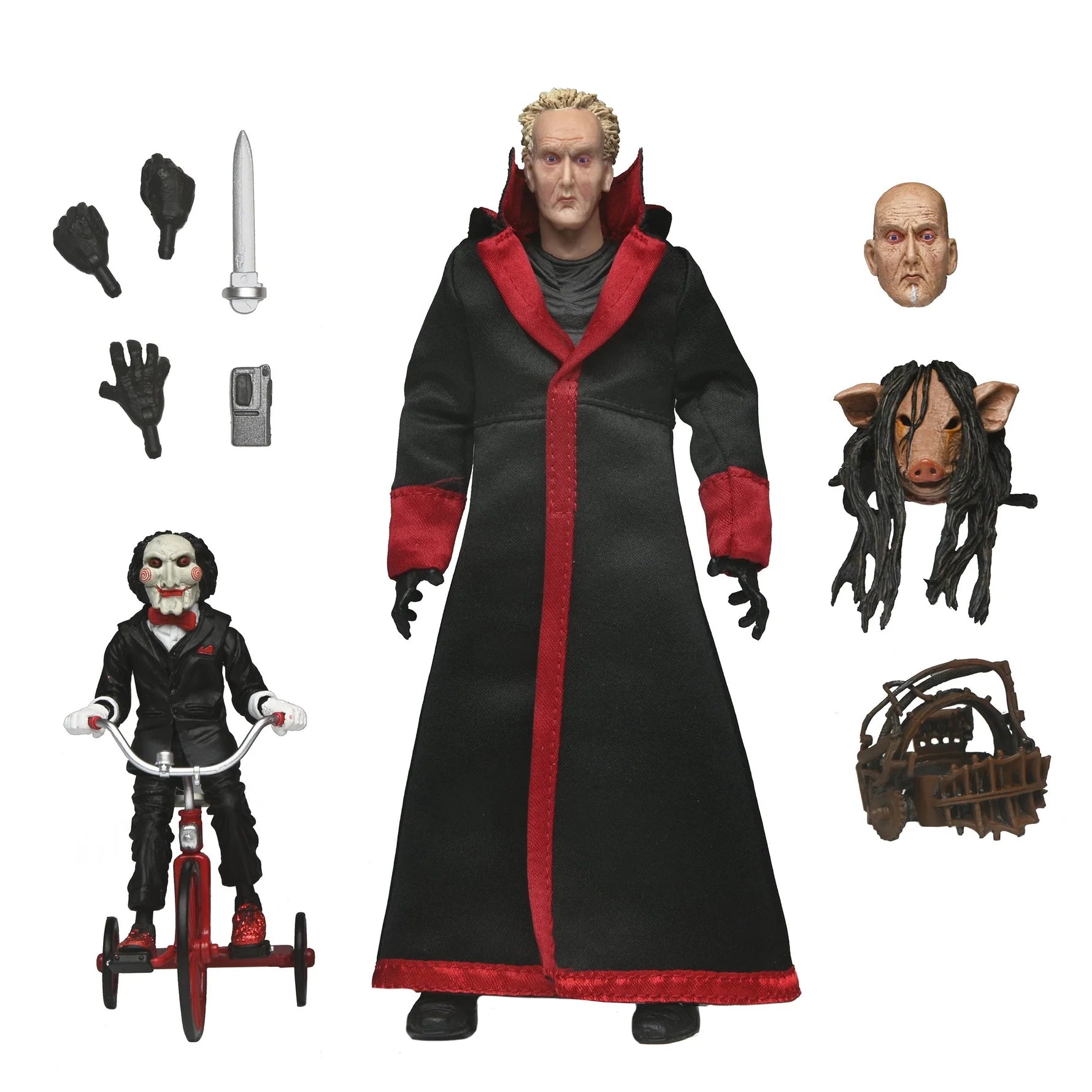 SAW - ULTIMATE JIGSAW KILLER (BLACK ROBE) - 7" SCALE ACTION FIGURE image 0