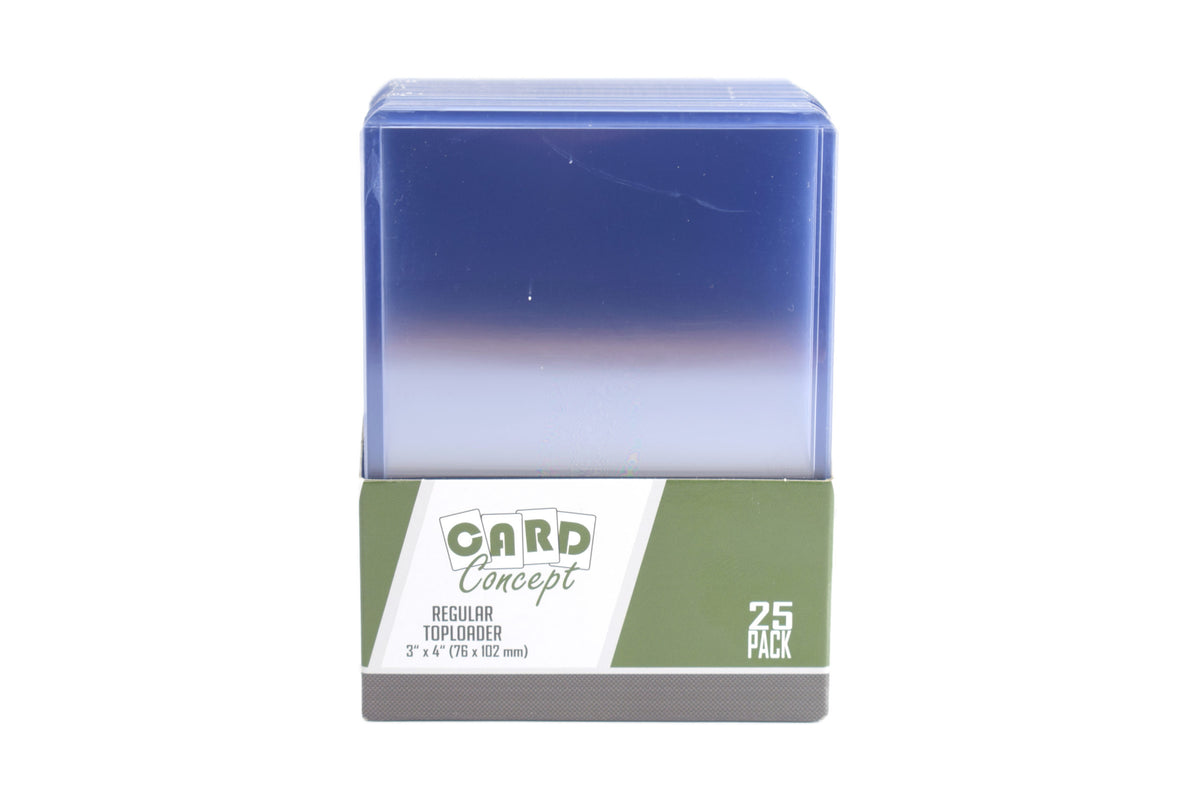 25 CLEAR Card Top loaders (CARD CONCEPT)