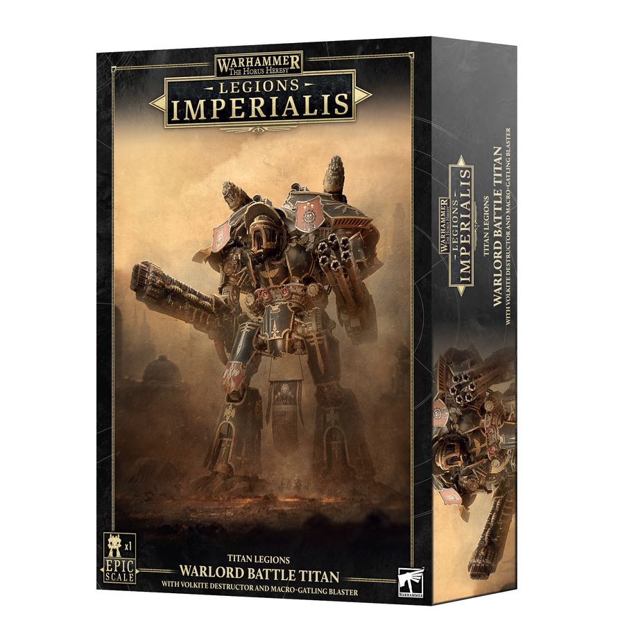 Legions Imperialis: Warlord Titan w/ Volkite Destructor & Macro-Gatling Blaster