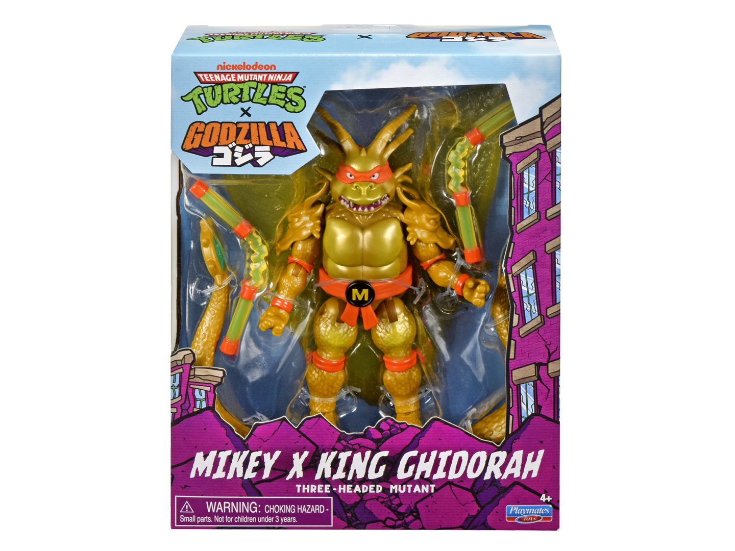 Turtles X Godzilla : Mikey x King Ghidorah