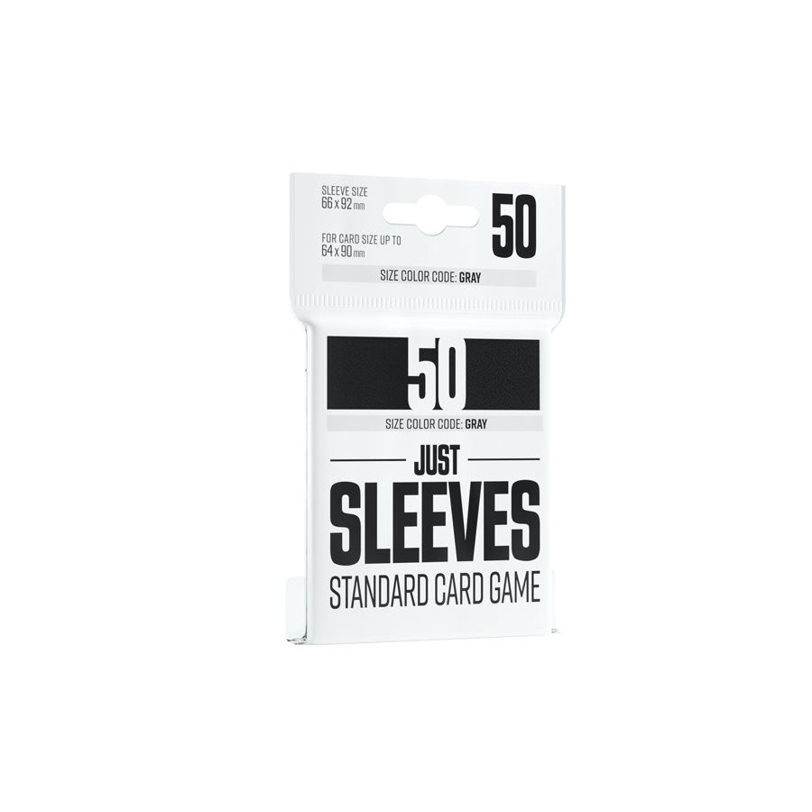 50 Standard Card Game Sleeves BLACK (GAMEGENIC)