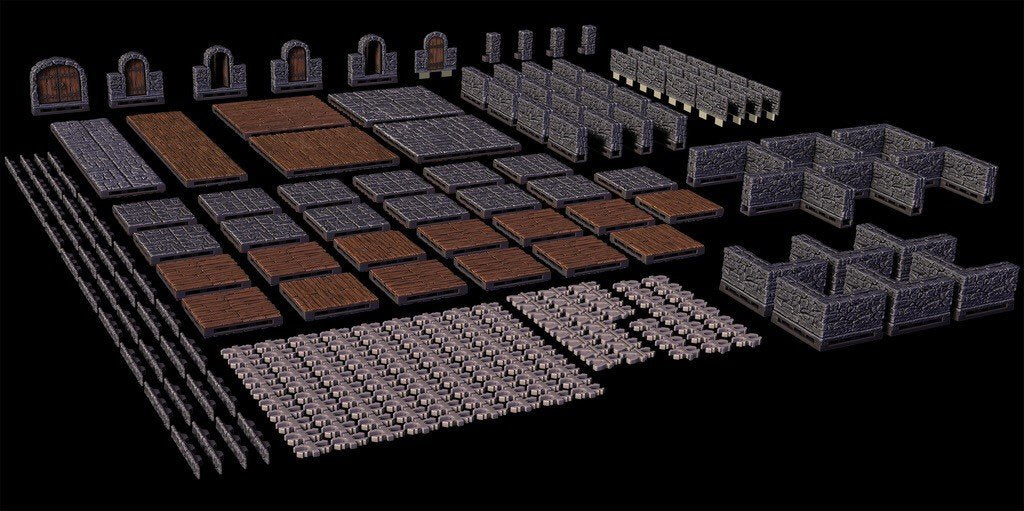 Warlock Tiles - Dungeon Tiles 1 - Wizkids image 1