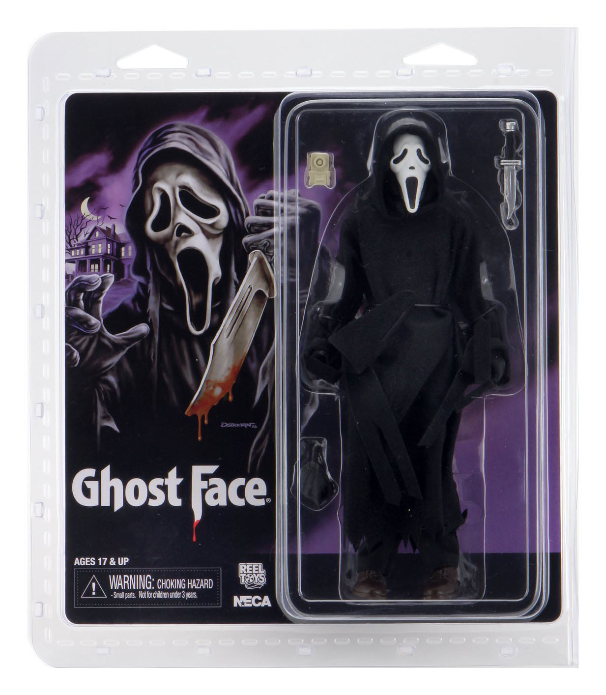 Scream - GhostFace 8 Inch Clothed Action Figure image 0