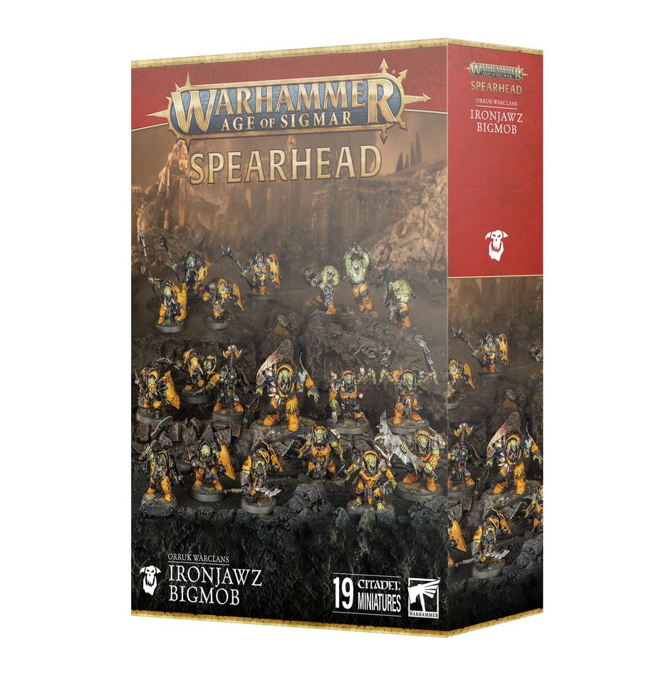 SPEARHEAD : ORRUK WARCLANS IRONJAWZ BIGMOB image 0