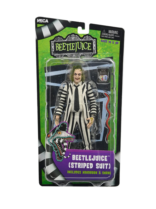 Beetlejuice stripped suit handbook and snake blister image 0