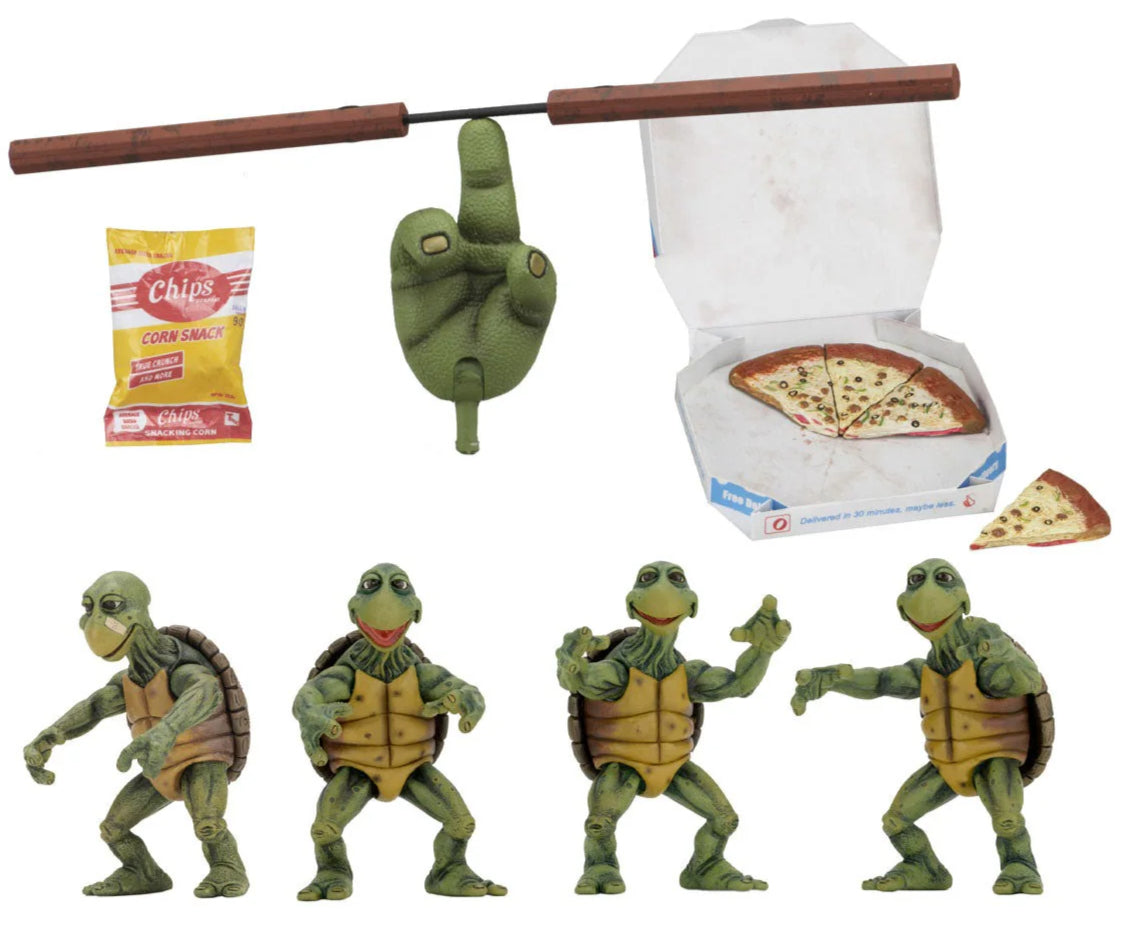 Teenage Mutant Ninja Turtles - 1990 Movie Figure - Baby Turtles Set 1/4th scale image 0