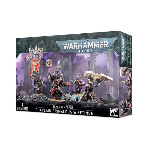 Black Templars - Chaplain Grimaldus & Retinue image 0