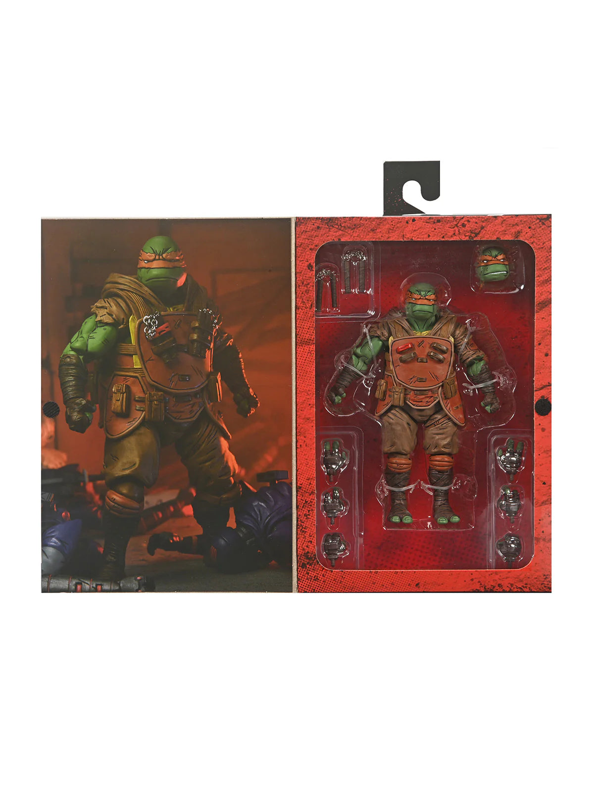 TMNT THE LAST RONIN - ULTIMATE FLASHBACK MICHELANGELO - 7" SCALE ACTION FIGURE image 0