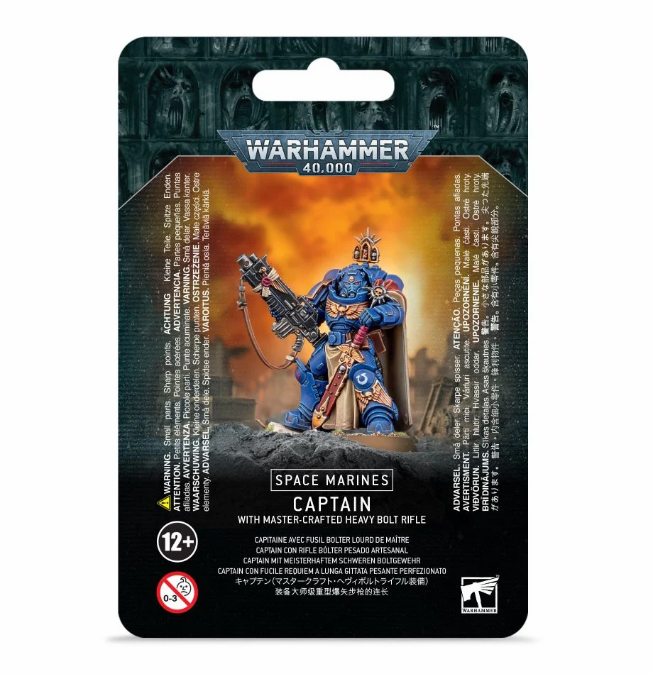Space Marines - Captain with Master crafted Heavy Bolt Rifle image 0