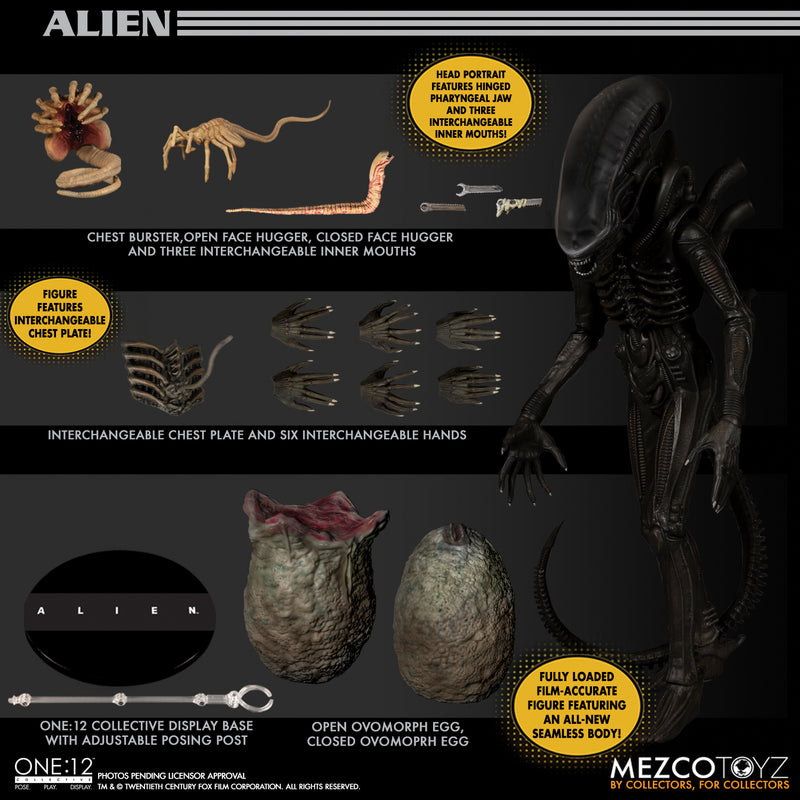 One : 12 Collective Alien - Mezco image 0
