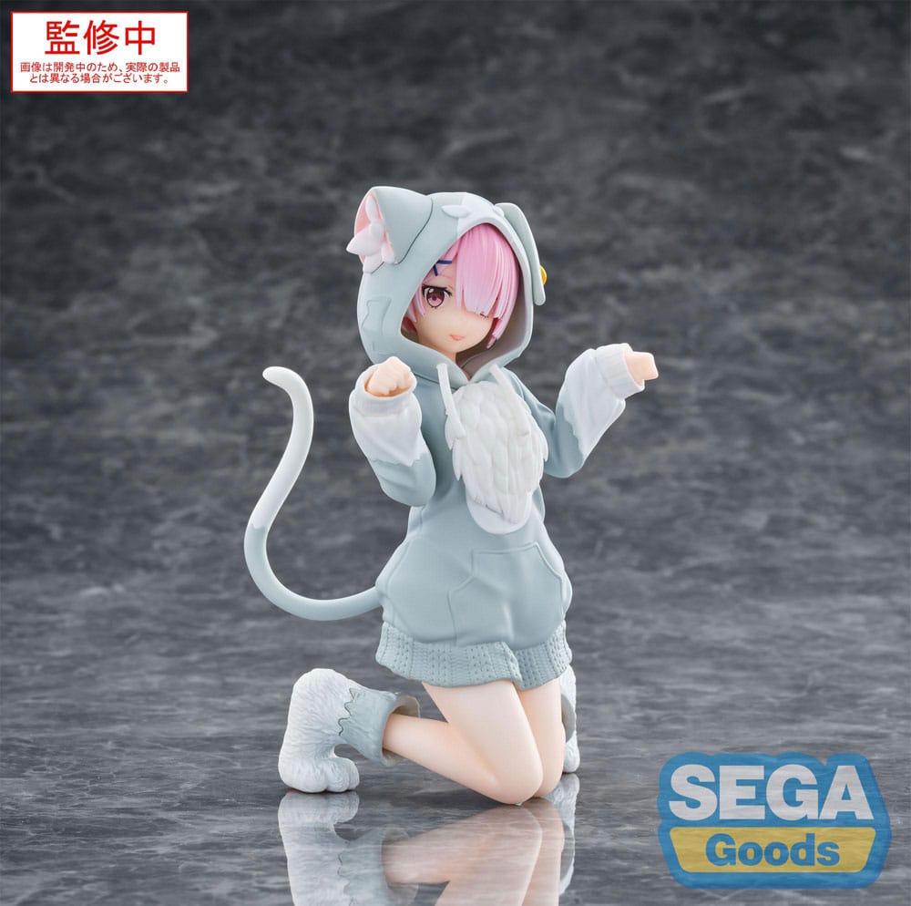 Re:Zero Starting Life in Another World Yumemirize PVC Statue Ram Mofumofu Pack 1 image 0