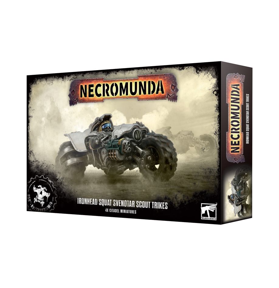 NECROMUNDA : IRONHEAD SQUAT SVENOTAR SCOUT TRIKES image 0