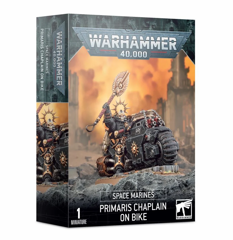 Space Marines - Primaris Chaplain on Bike image 0