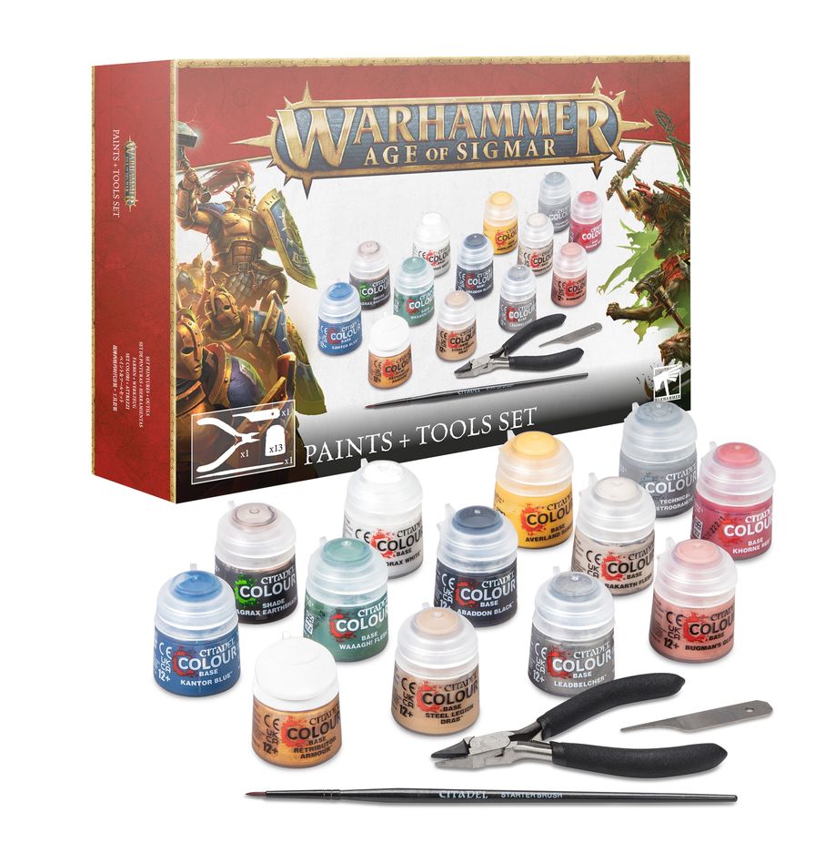 Warhammer Age of Sigmar : Paints + Tools Set image 0